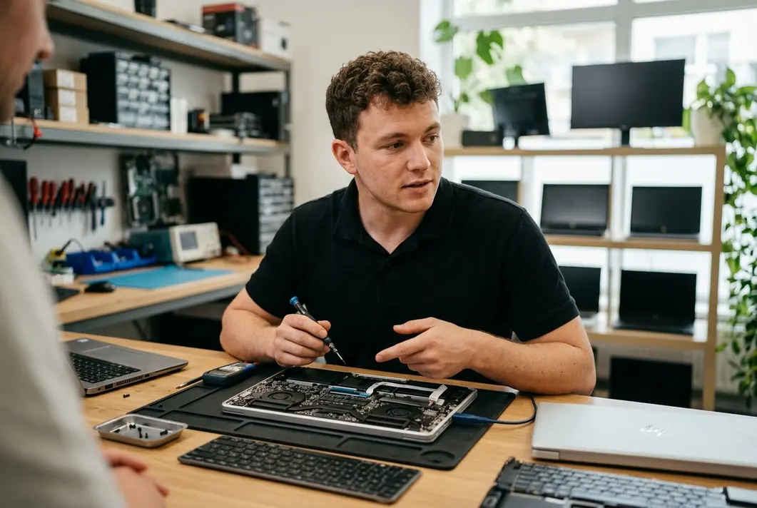 laptop reparatie borne