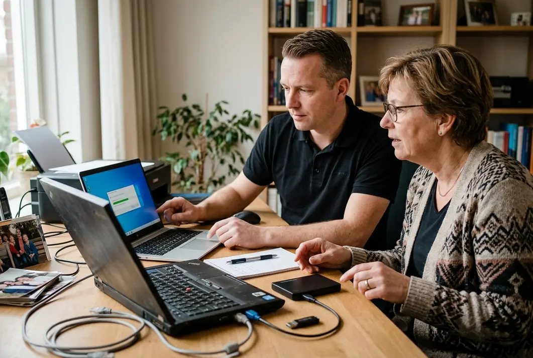 gegevens overzetten naar nieuwe computer
