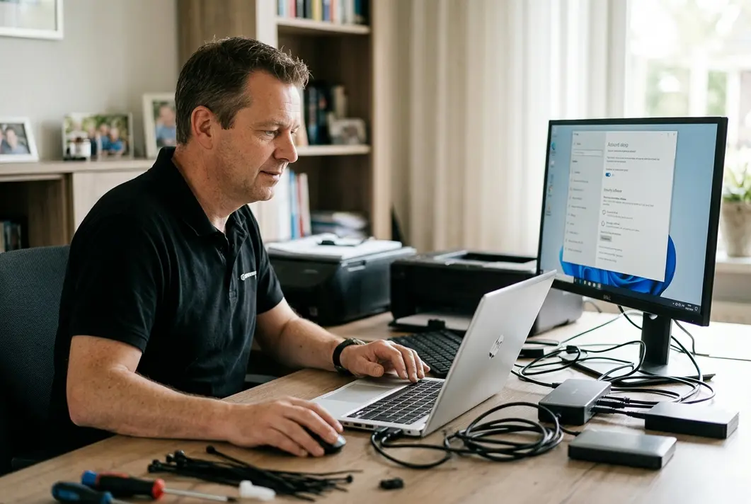 nieuwe computer laten installeren