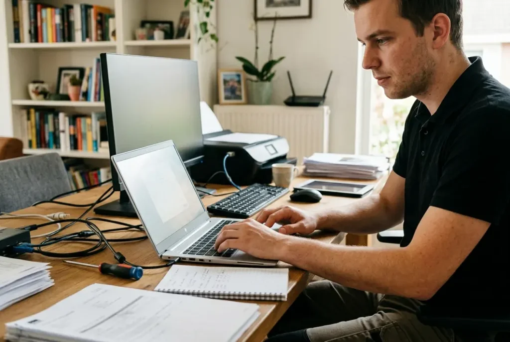 computer installeren aan huis