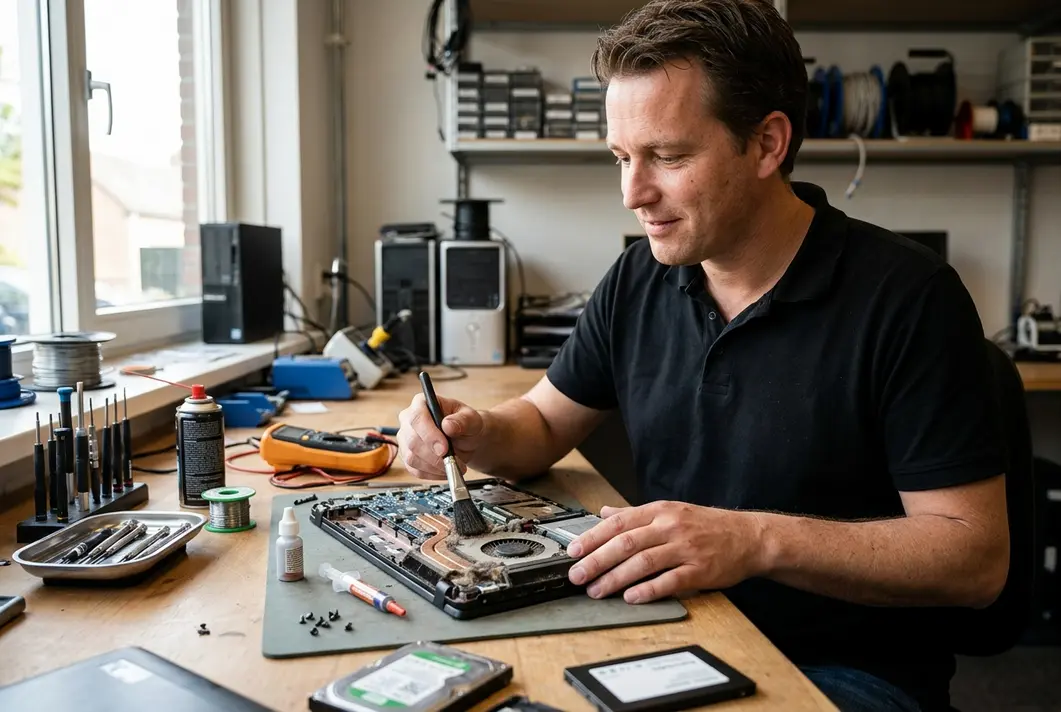laptop maakt veel geluid
