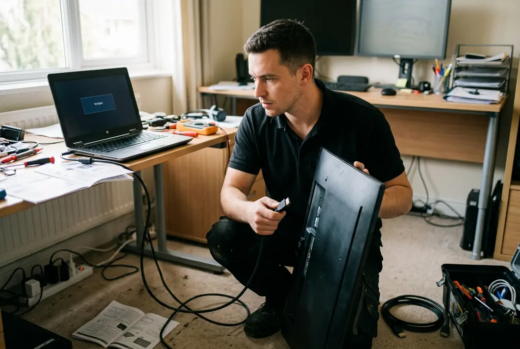 computer HDMI werkt niet