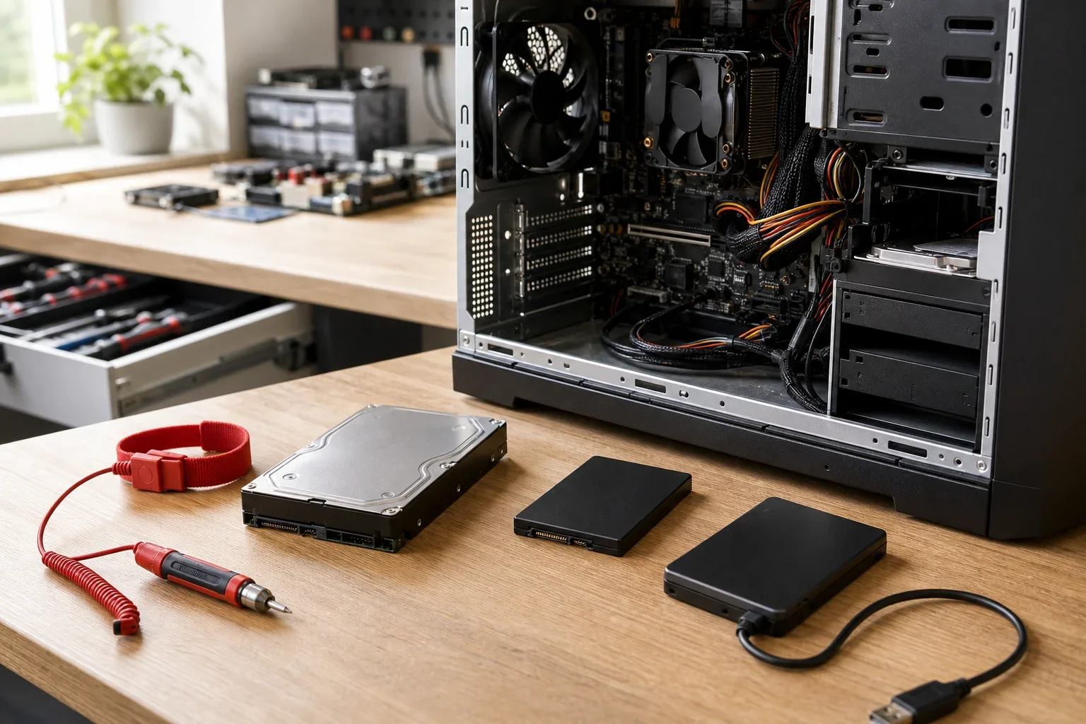 computer traag door volle schijf