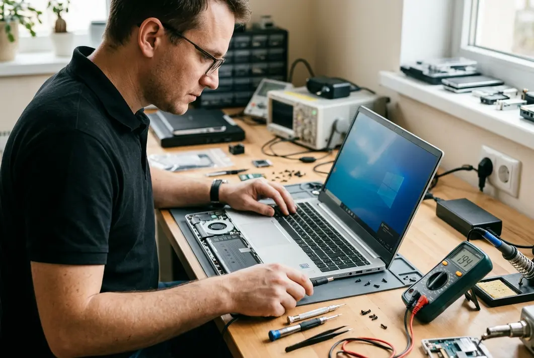 laptop valt uit bij opladen