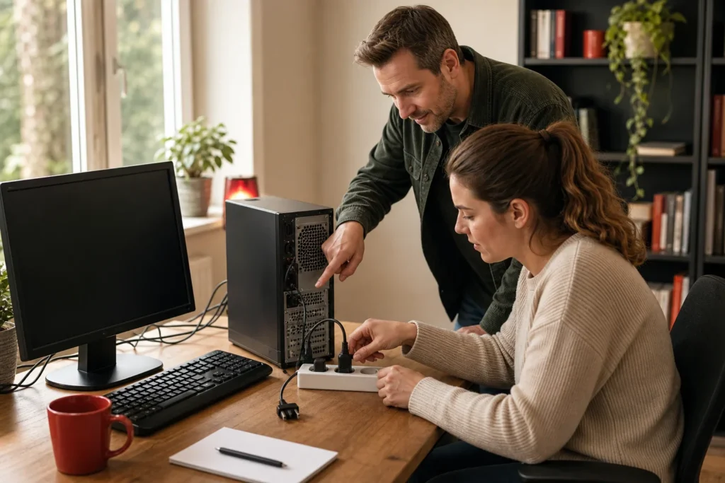 computer valt steeds uit